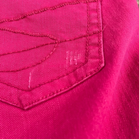 Seven7 Jeans Womens Size 6 Distressed Pink Skinny Denim Pants Casual - Picture 5 of 14